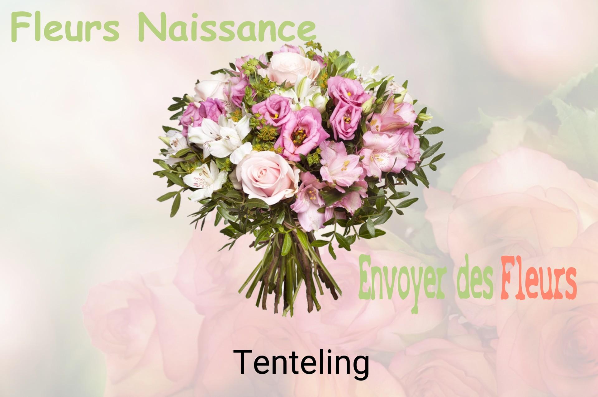 Bouquet de fleurs de naissance livré à Tenteling